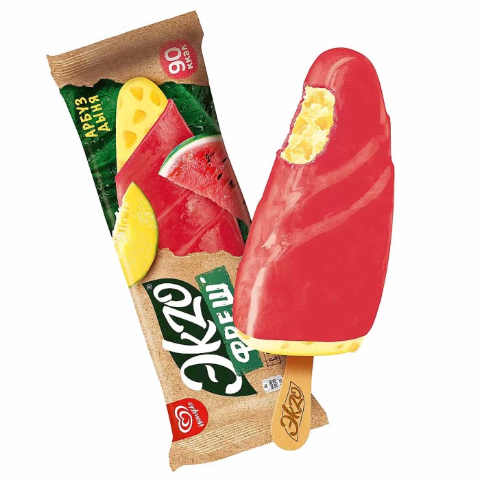 Мороженое Экzо Арбуз+дыня 70гр м/у