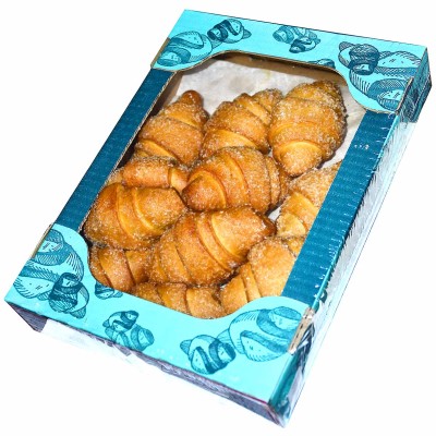 Печенье КазКонд Круассан со сгущенкой ассорти 500гр к/у