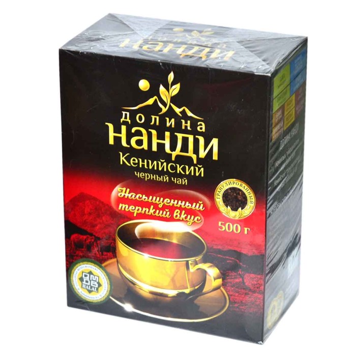 Чай Долина Нанди Gold черный гранул 500гр к/у