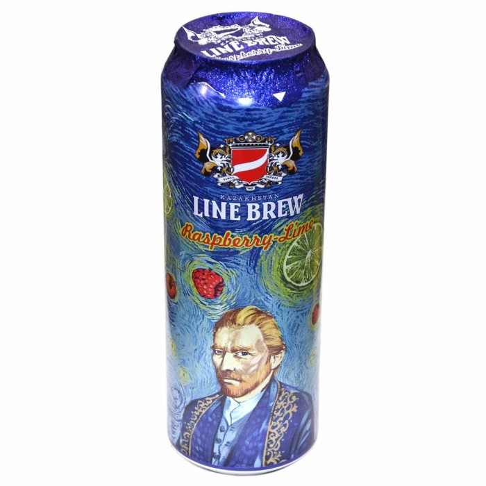 Пиво Line Brew Raspberry-Lime 4,5% 0,568л ж/б