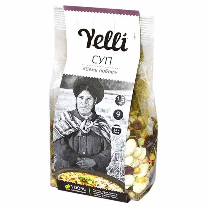 Суп Yelli Семь бобов 250гр м/у