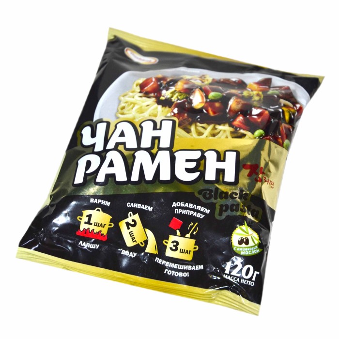 Лапша Доширак Чан Рамен Black Pasta 120гр м/у