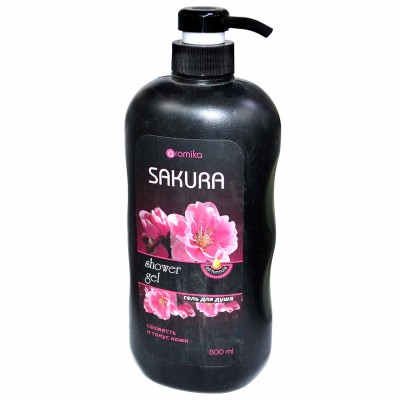 Гель для душа Aromika Сакура 800мл пэт