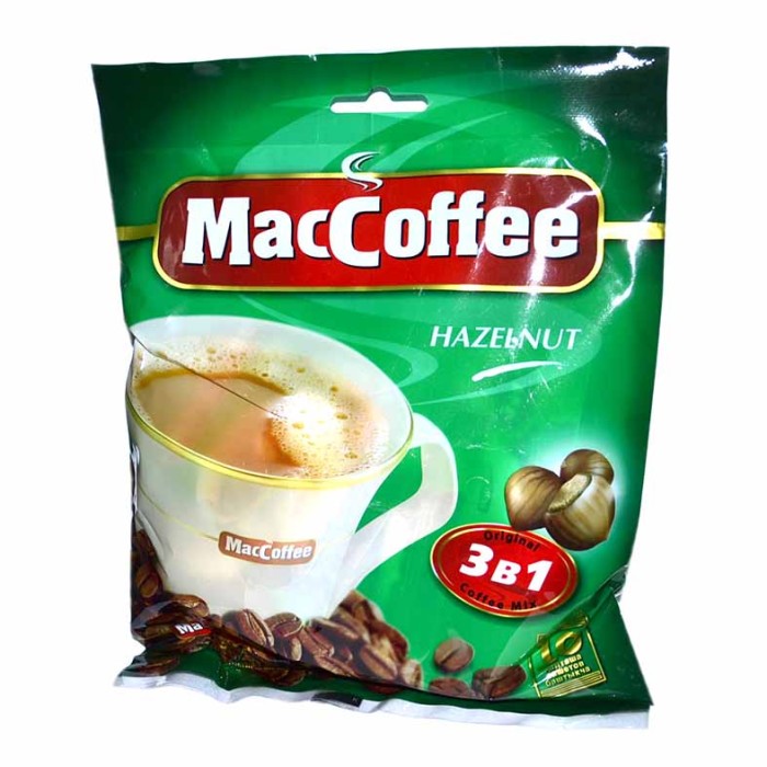Кофе MacCoffee Ingrd Hazelnut 3в1 10*18гр м/у