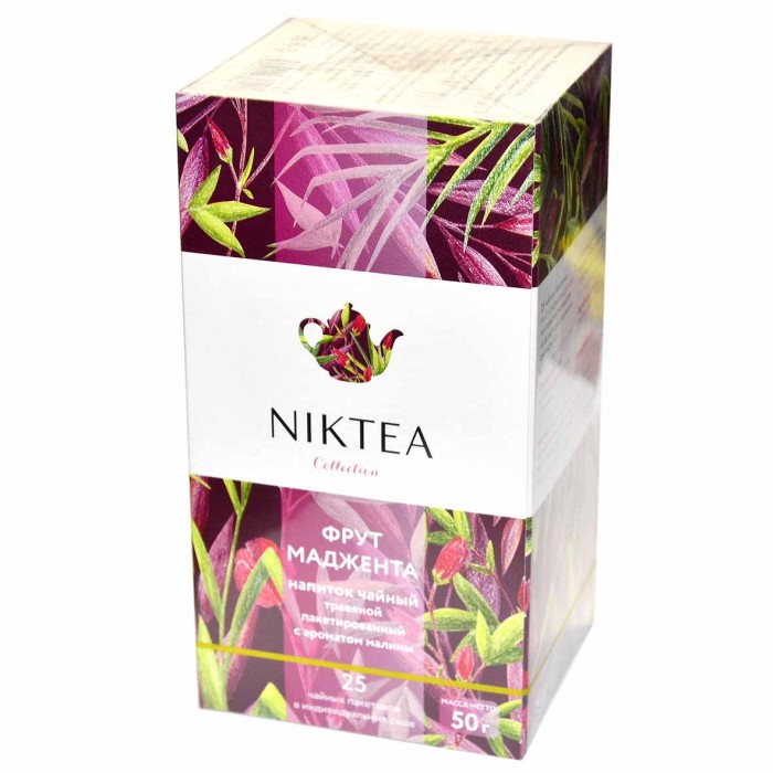 Чай Niktea Фрут Маджента 25*2гр к/у