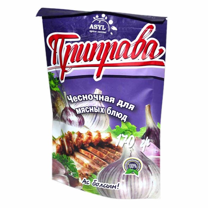 Приправа Asyl чесночная для мясных блюд 170гр м/у