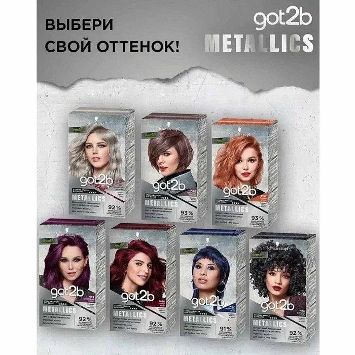 Краска для волос Got2b M69 Благородный аметист 142,5мл к/у