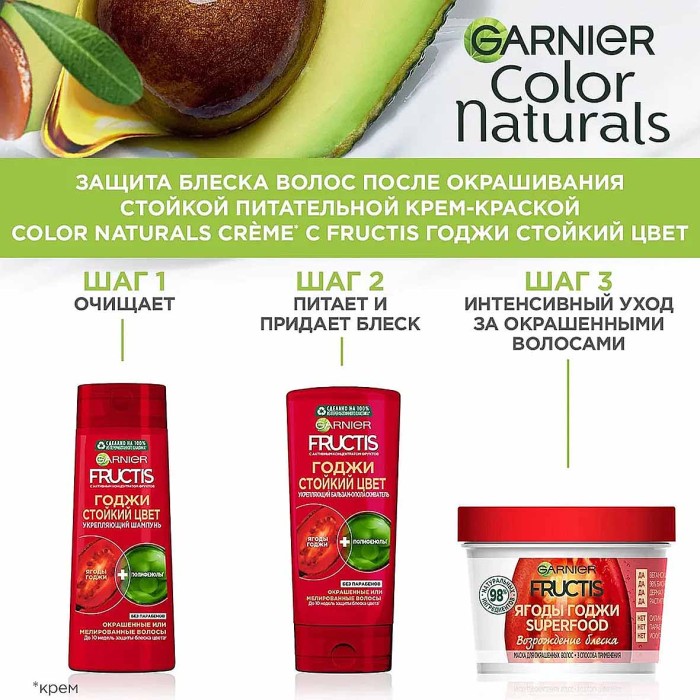 Краска для волос Garnier Color Naturals 4.12 Холодный шатен к/у