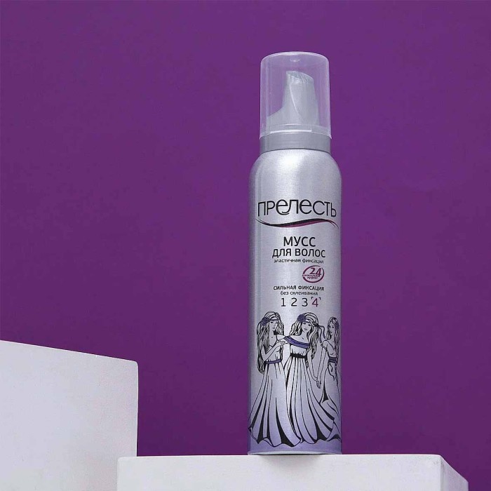 Мусс для волос Прелесть сф 160мл ж/б