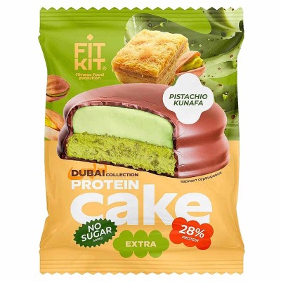 Десерт протеиновый FitKit Dubai Extra Фисташковая кунафа 50гр м/у