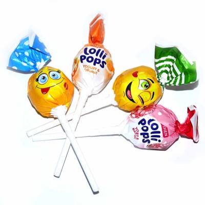 Карамель Roshen LolliPops с йогуртовыми вкусами
