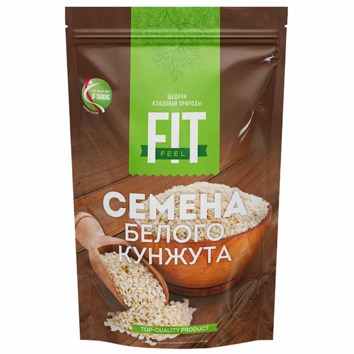 Семена кунжута FitFeel белые 150гр м/у