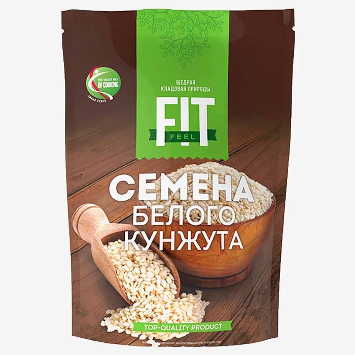 Семена кунжута FitFeel белые 150гр м/у