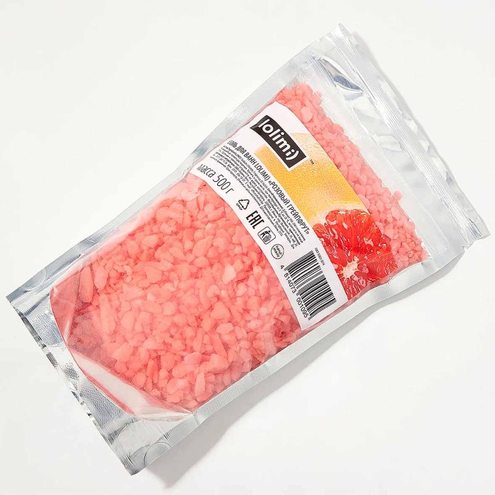 Соль для ванн Lolimi) Розовый гейпфрут 500гр к/у