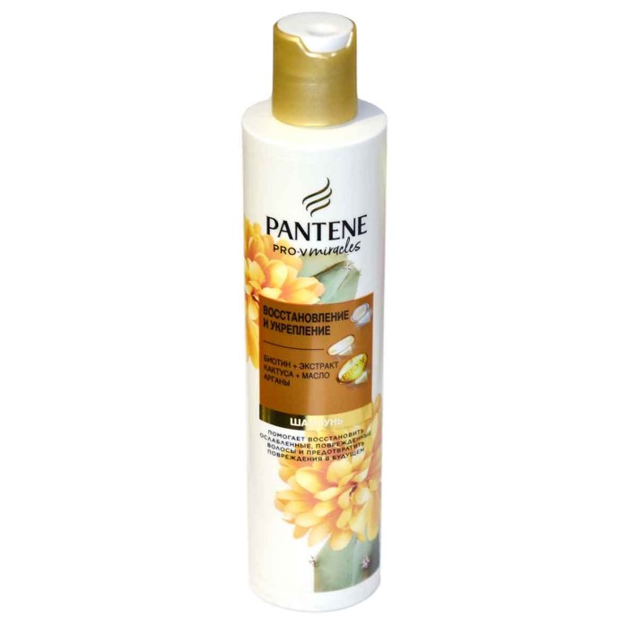 Шампунь для волос Pantene Pro-V Miracles Восстановление и укрепление 250мл пэт