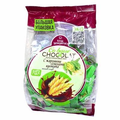 Конфеты Chocolate мультизлаковые с кунжутом 200гр м/у