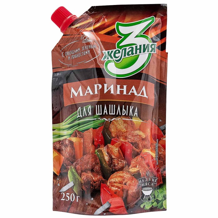 Маринад 3 желания Для шашлыка Д 250гр д/п