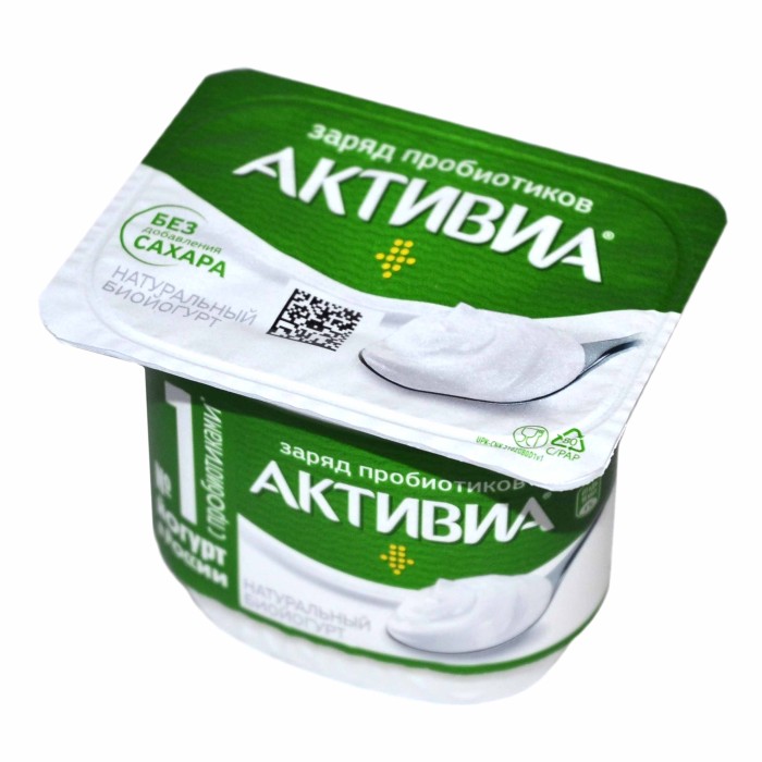 Йогурт Активия натуральный 3,5% 130гр пэт