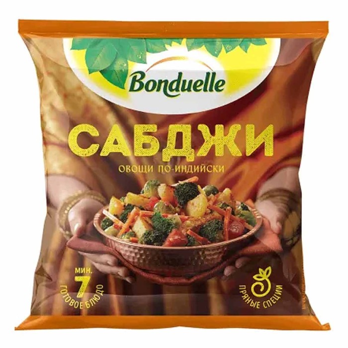 Смесь овощная Bonduelle Сабджи по-индийски для жарки 400гр м/у