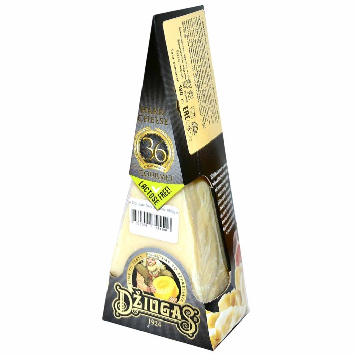 Сыр Dziugas Gold 36 40% 180гр к/у