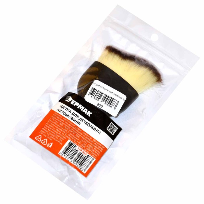 Щетка Ермак для детейлинга автомобиля 1шт арт728-028