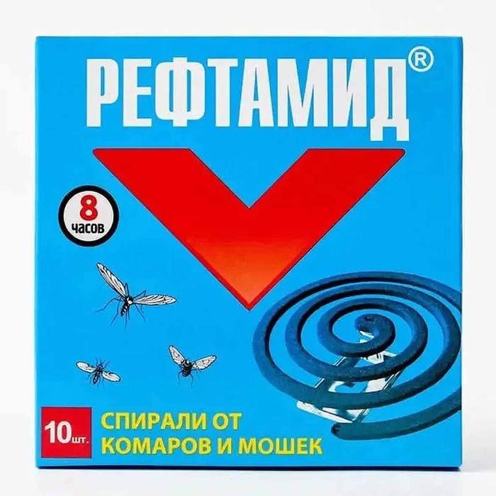Средство от комаров Рефтамид Спирали 10шт к/у