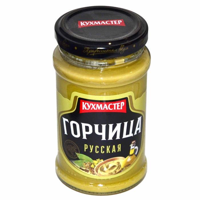 Горчица Кухмастер Русская столовая 190гр ст/б
