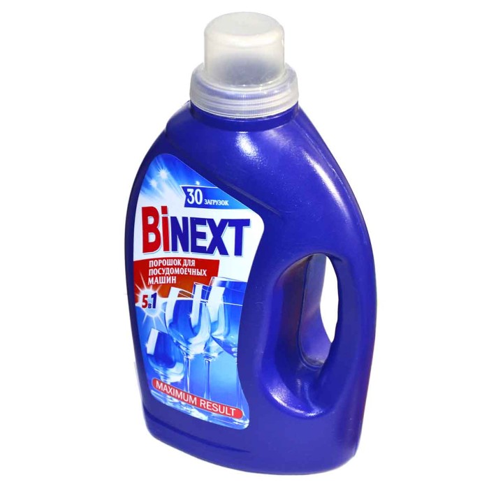 Порошок для посудомоечных машин Binext 5в1 1,5л пэт