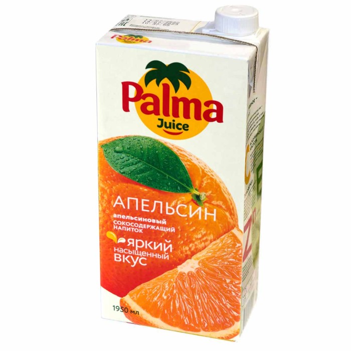 Нектар Palma апельсин 1,95л т/п