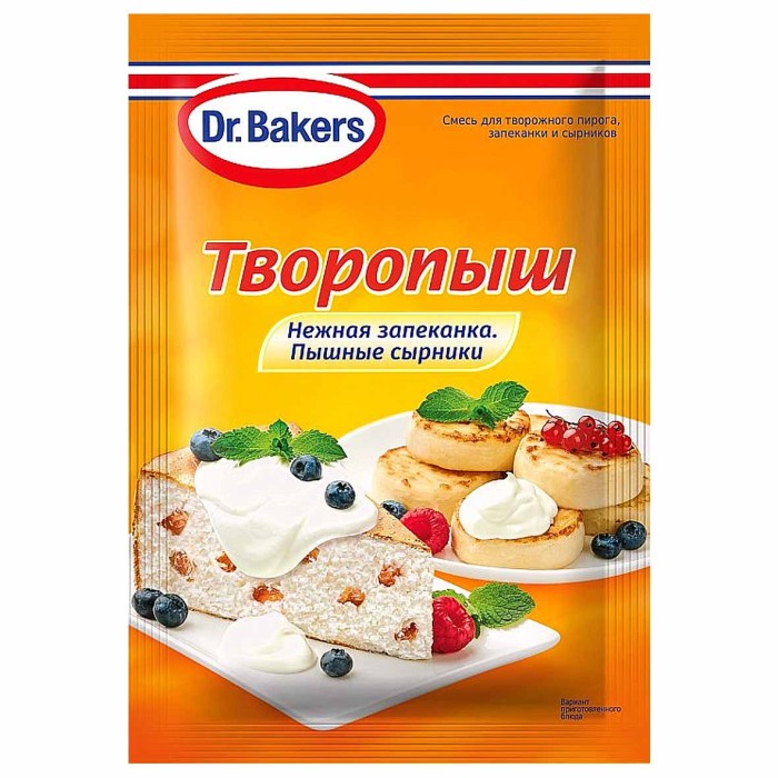 Смесь Dr.Bakers Творопыш для творож.пирогов 60гр м/у