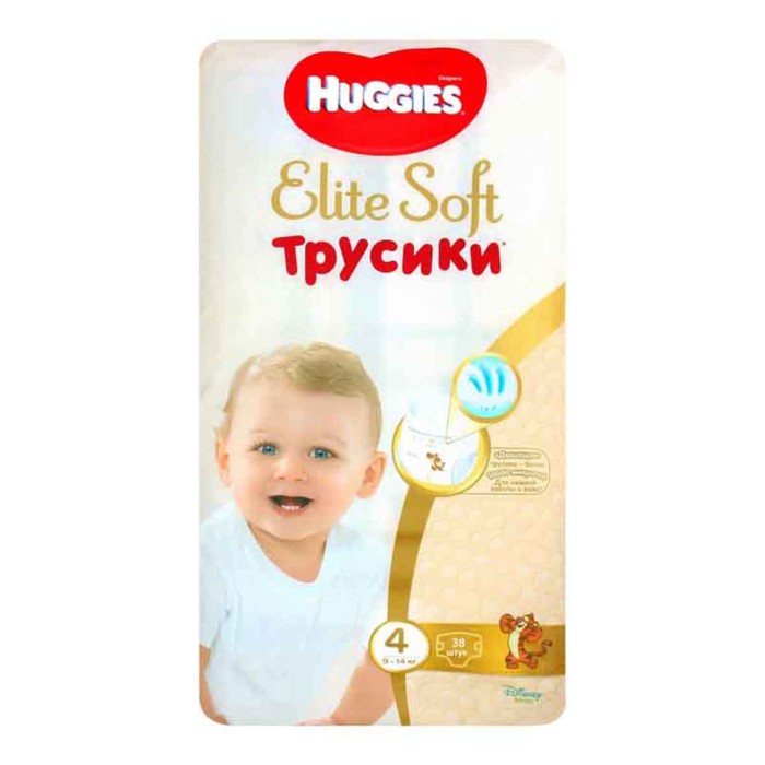 Трусики Huggies Elite Soft Pants 4 Mega (9-14кг) 38шт м/у