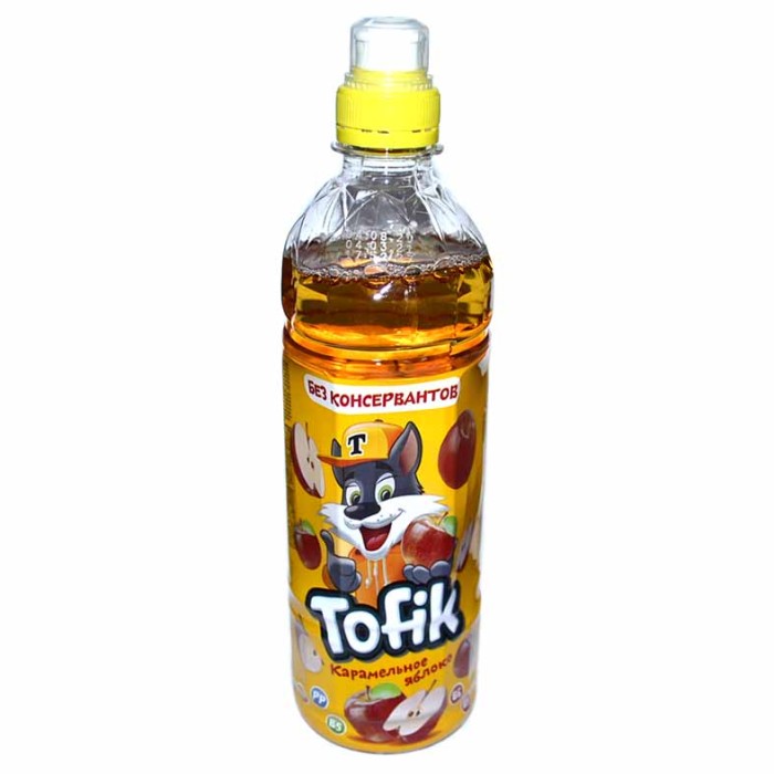 Напиток Tofik карамельное яблоко негаз 0,5л пэт