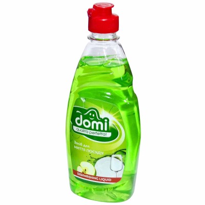 Средство для мытья посуды Domi Яблоко 0,45л пэт