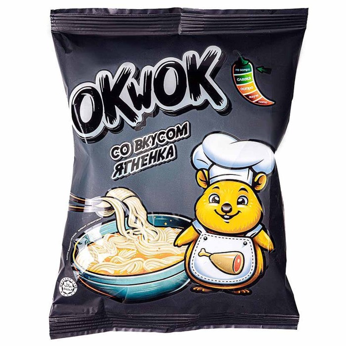 Лапша OkWok со вкусом ягненка 90гр м/у