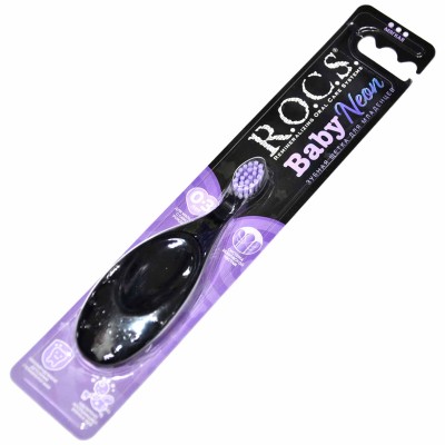 Щетка зубная R.O.C.S Baby Neon (0-3лет) мягкая