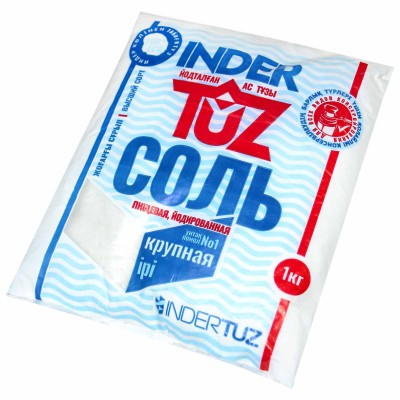 Соль пищевая йодированная Inder Tuz 1кг м/у