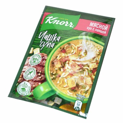 Суп-пюре Knorr Мясной с лапшой 15гр м/у