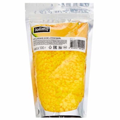 Соль для ванн Lolimi) Сочная дыня 500гр к/у