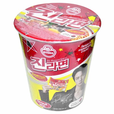 Лапша Ottogi Jin Ramen Spicy 65гр стакан