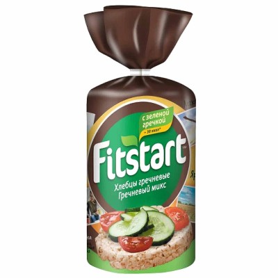 Хлебцы Fitstart гречневые микс 90гр м/у