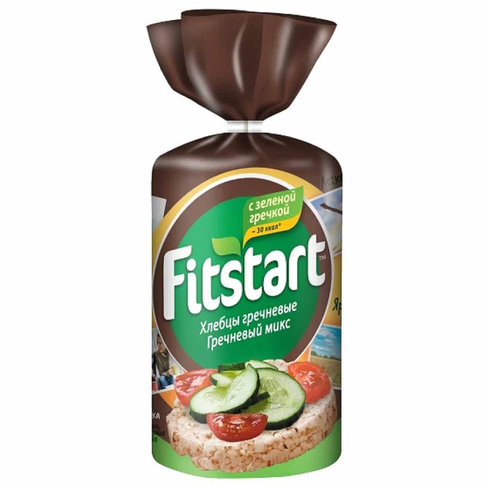 Хлебцы Fitstart гречневые микс 90гр м/у