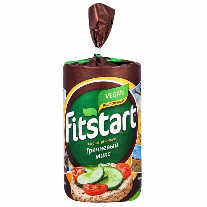 Хлебцы Fitstart гречневые микс 90гр м/у