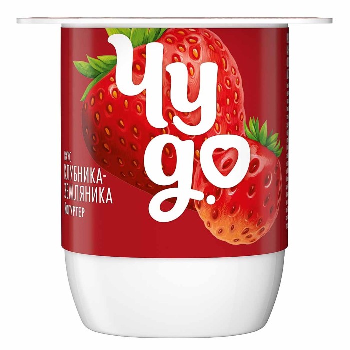 Йогурт Чудо клубника-земляника 2,5% 115гр пэт