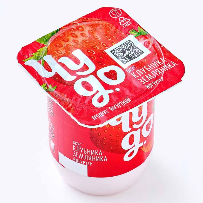 Йогурт Чудо клубника-земляника 2,5% 115гр пэт