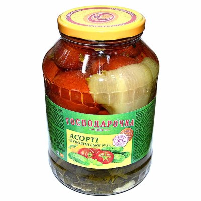 Ассорти Господарочка Буковинское №2 1500гр ст/б