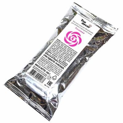 Мастика  Top décor  Розовая 100гр м/у