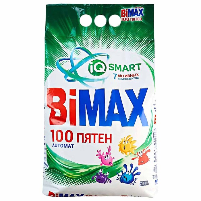 Порошок для стирки BiMax 100 пятен аutomat 6кг м/у