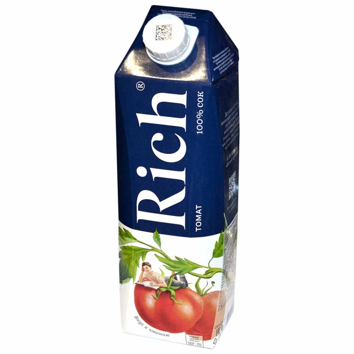 Сок Rich томатный 1л т/п