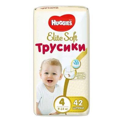 Трусики Huggies Elite Soft Pants 4 Mega (9-14кг) 42шт м/у