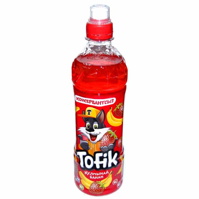 Напиток Tofik клубника-банан негаз 0,5л пэт